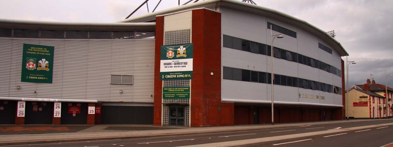The Racecourse Ground, home of Wrexham AFC